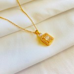 Gold Güher Baget Kolye