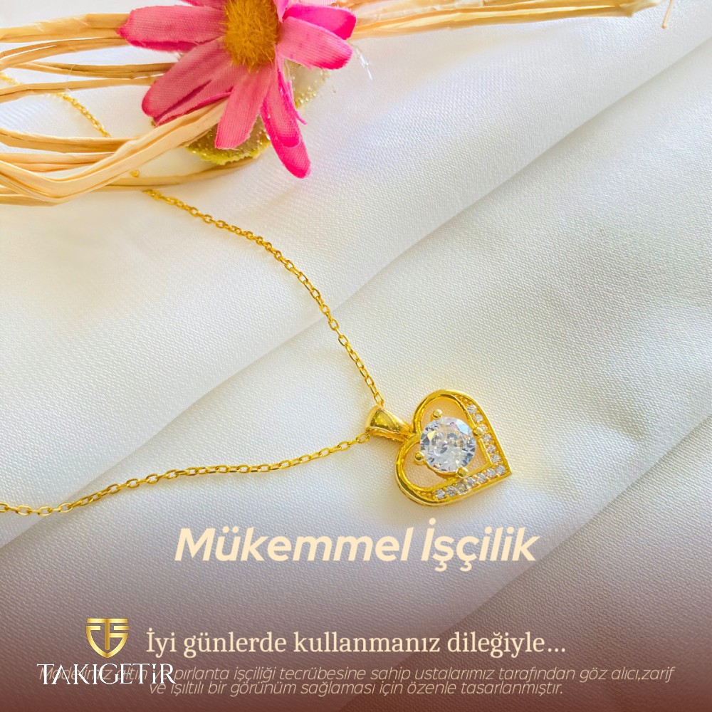 Altın Kaplama Vintage Baget Kolye Kampanyası!