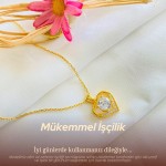 Altın Kaplama Vintage Baget Kolye Kampanyası!