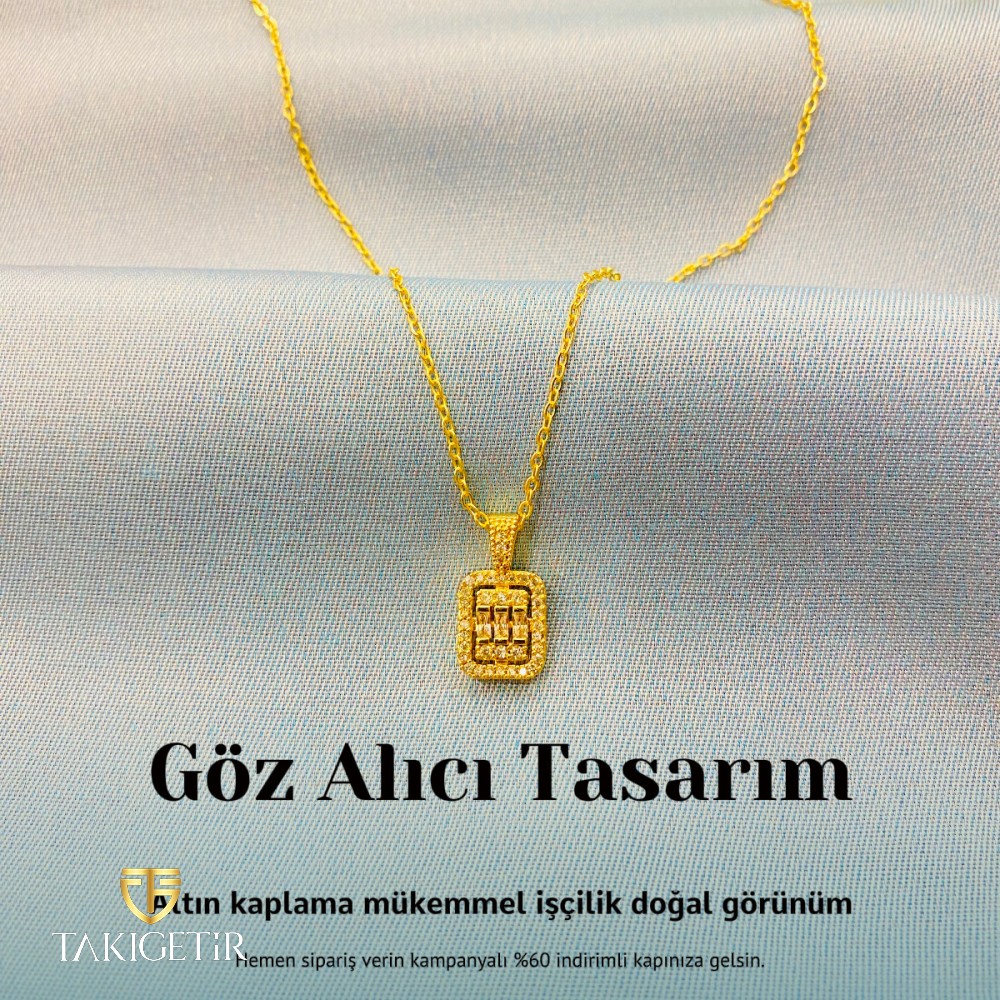 Altın Kaplama Baget Kolye