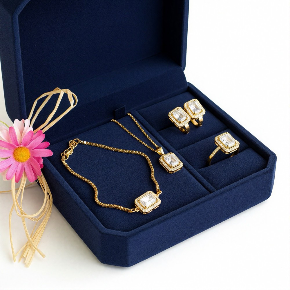 Altın Kaplama Tektaş Vıp Baget Set