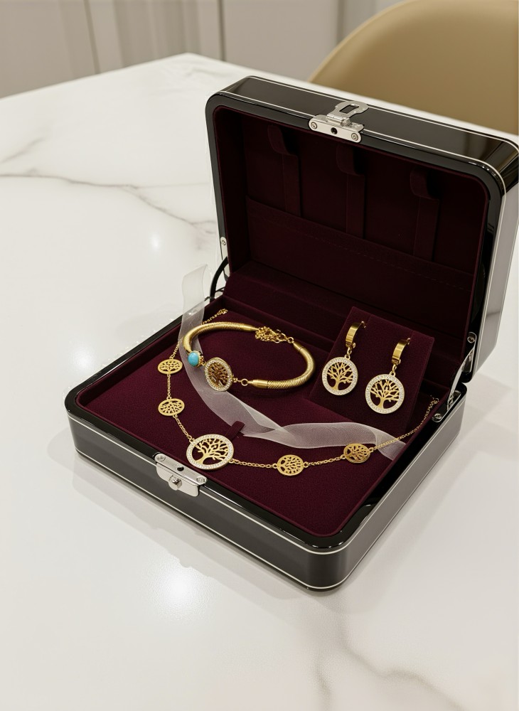 Altın Kaplama Hayat Ağacı Set