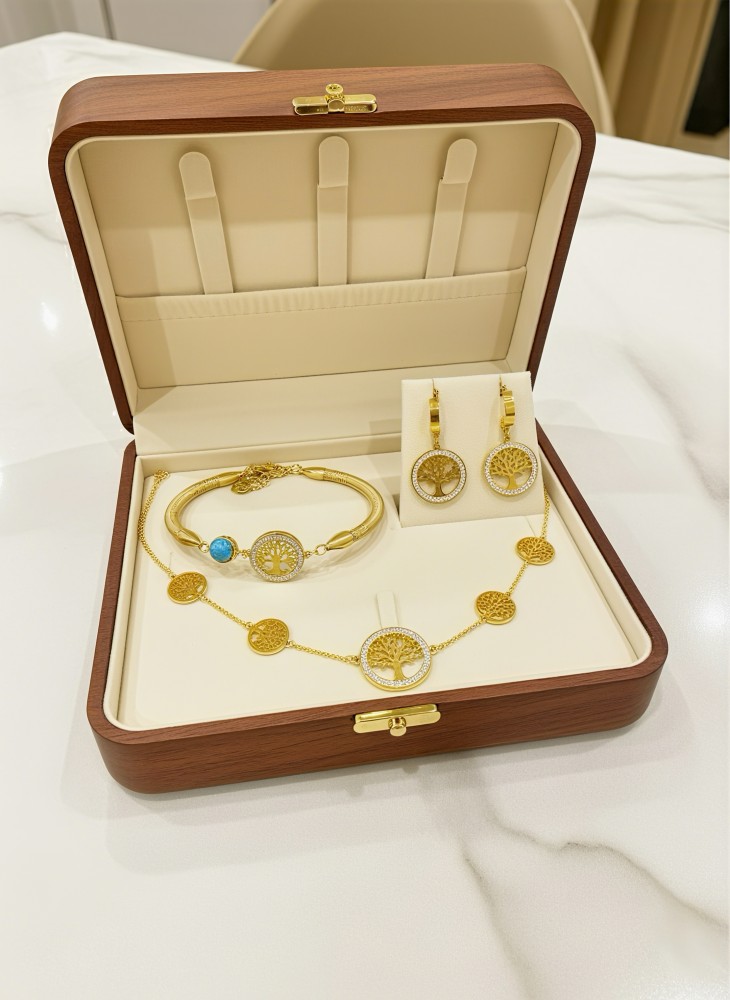 Altın Kaplama Hayat Ağacı Set