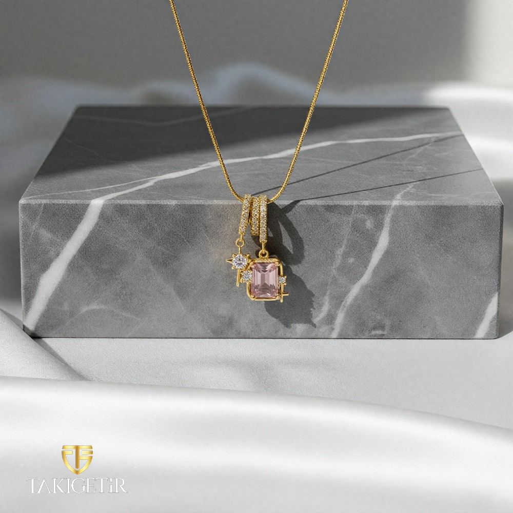 Pembe Düşler Kolyesi