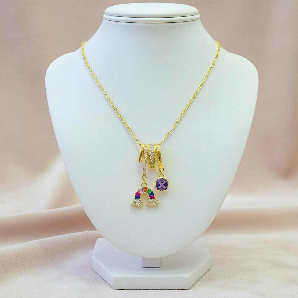 Neşeli Gökkuşağı Kolye