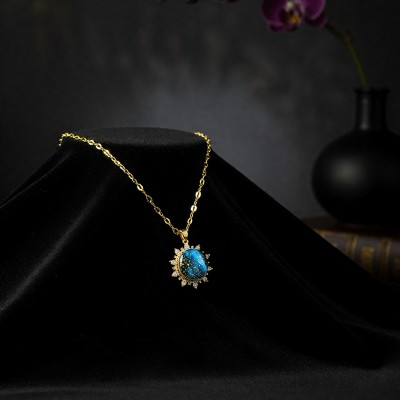 Derin Mavi Galaksi Kolye