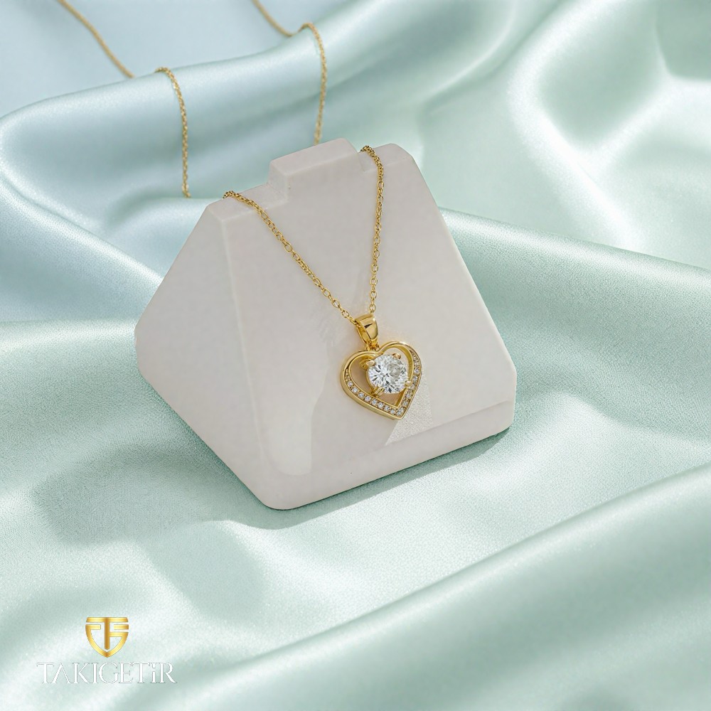 Kalp Işıltısı Kolye