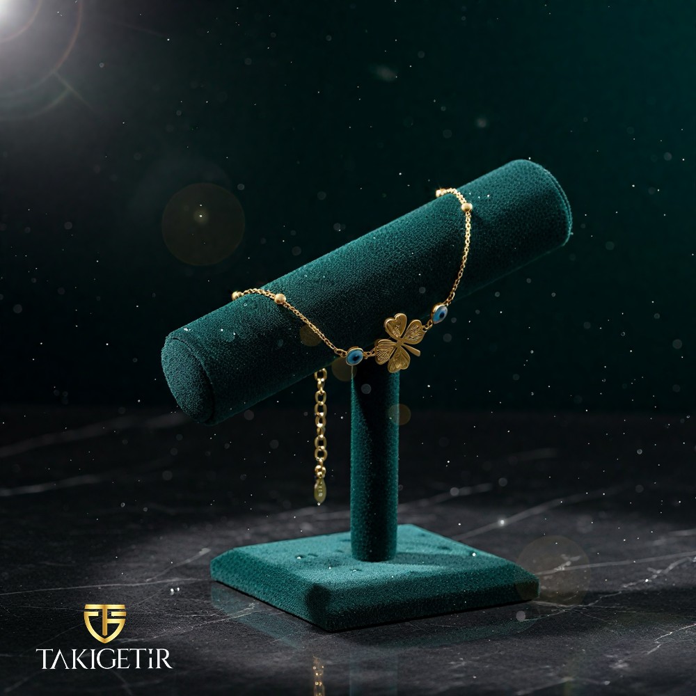 4 Yapraklı Yonca Bileklik