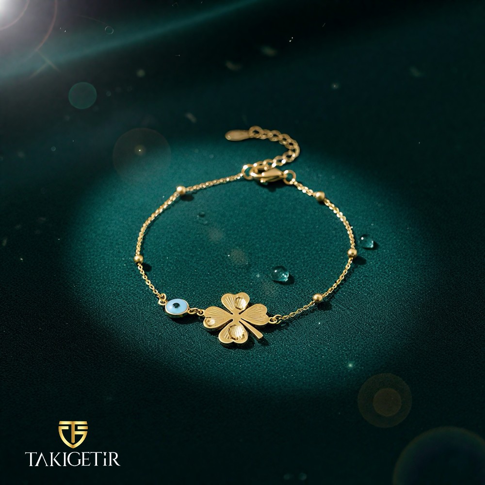 4 Yapraklı Yonca Bileklik