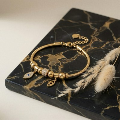 Kalp Gözü Bileklik