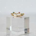 Zig Zag Işıltı Yüzük