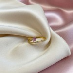 Pembe Aşk Sarmalı Yüzük