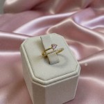 Pembe Aşk Sarmalı Yüzük