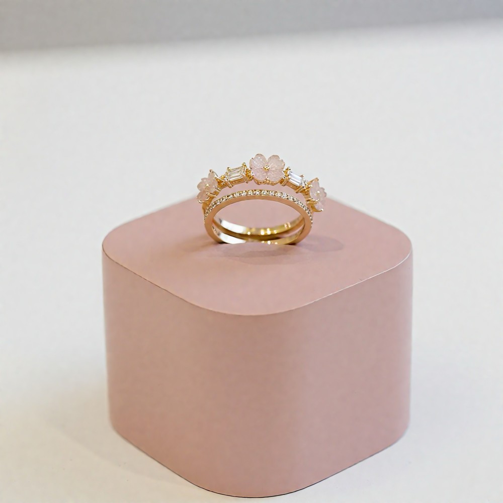 Rüya Çiçeği İkili Yüzük