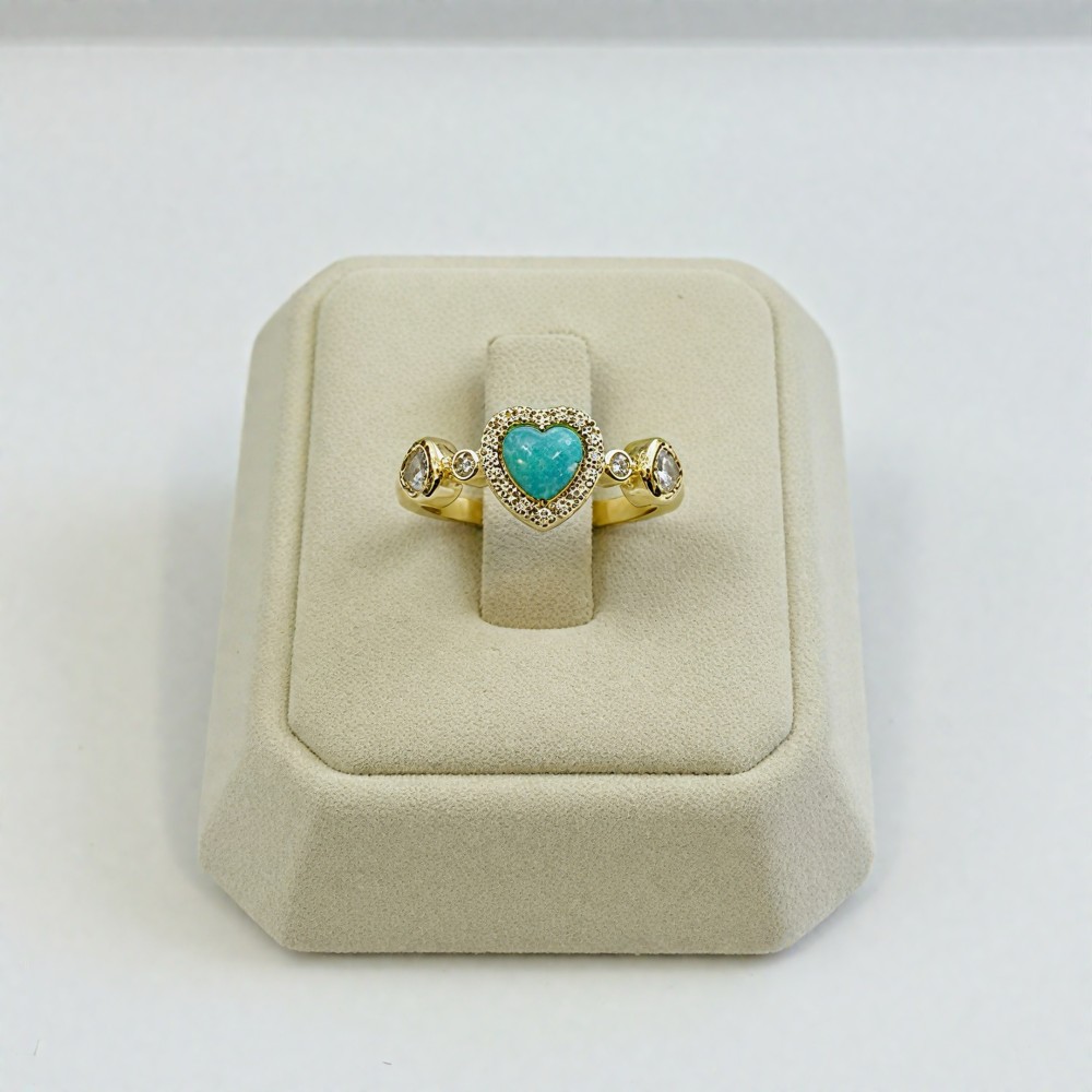 Şanslı Kalp Yüzük