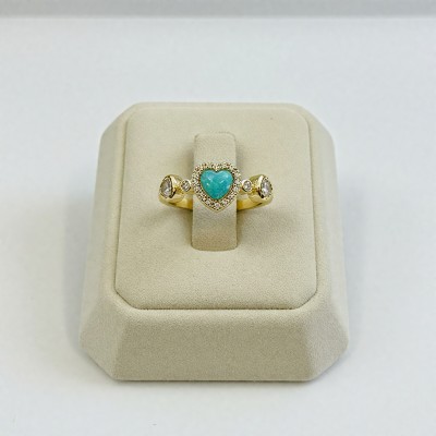 Şanslı Kalp Yüzük