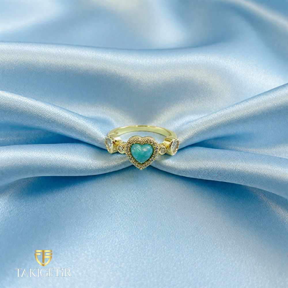 Şanslı Kalp Yüzük