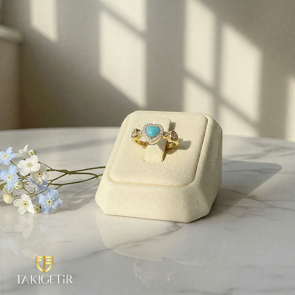 Şanslı Kalp Yüzük