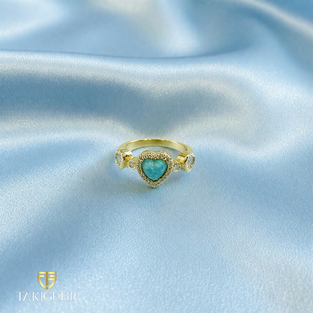 Şanslı Kalp Yüzük