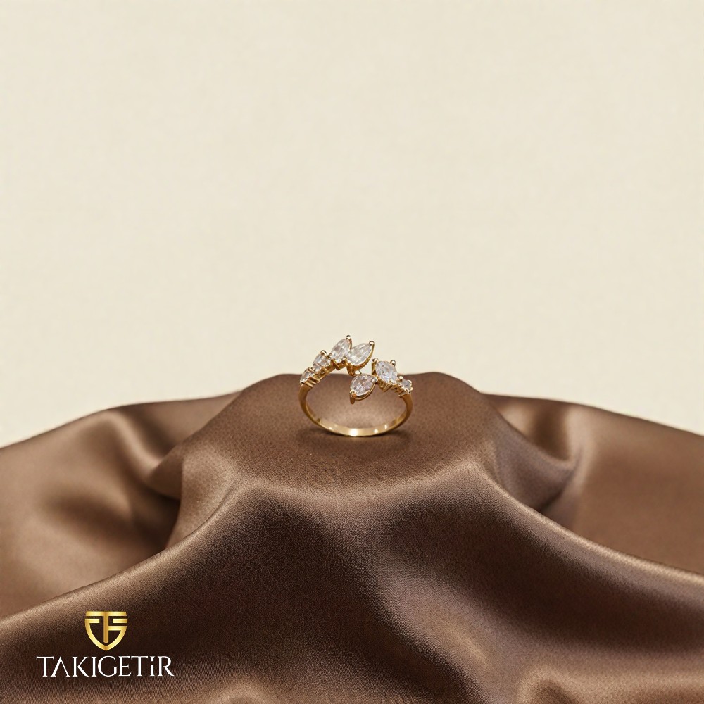 Markiz Yaprak Yüzük