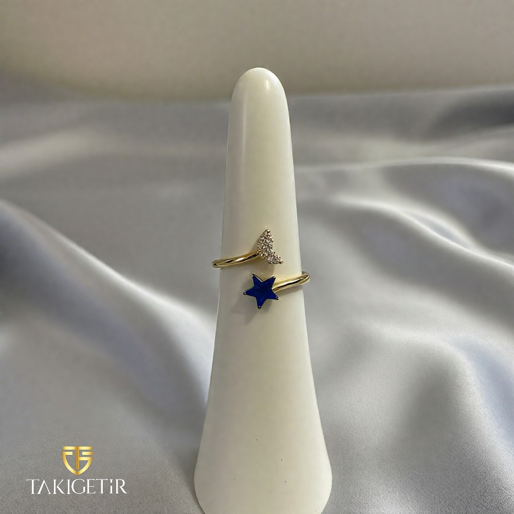 Gece Yıldızı Sarmalı Yüzük