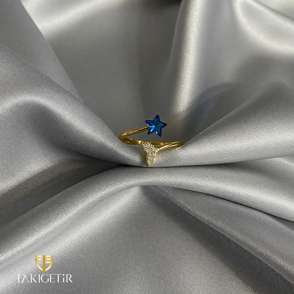 Gece Yıldızı Sarmalı Yüzük