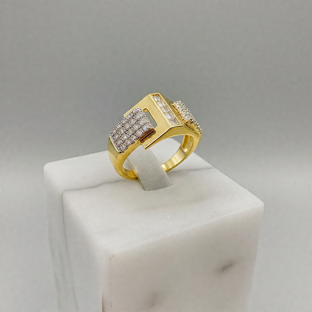 Pave Cube Yüzük