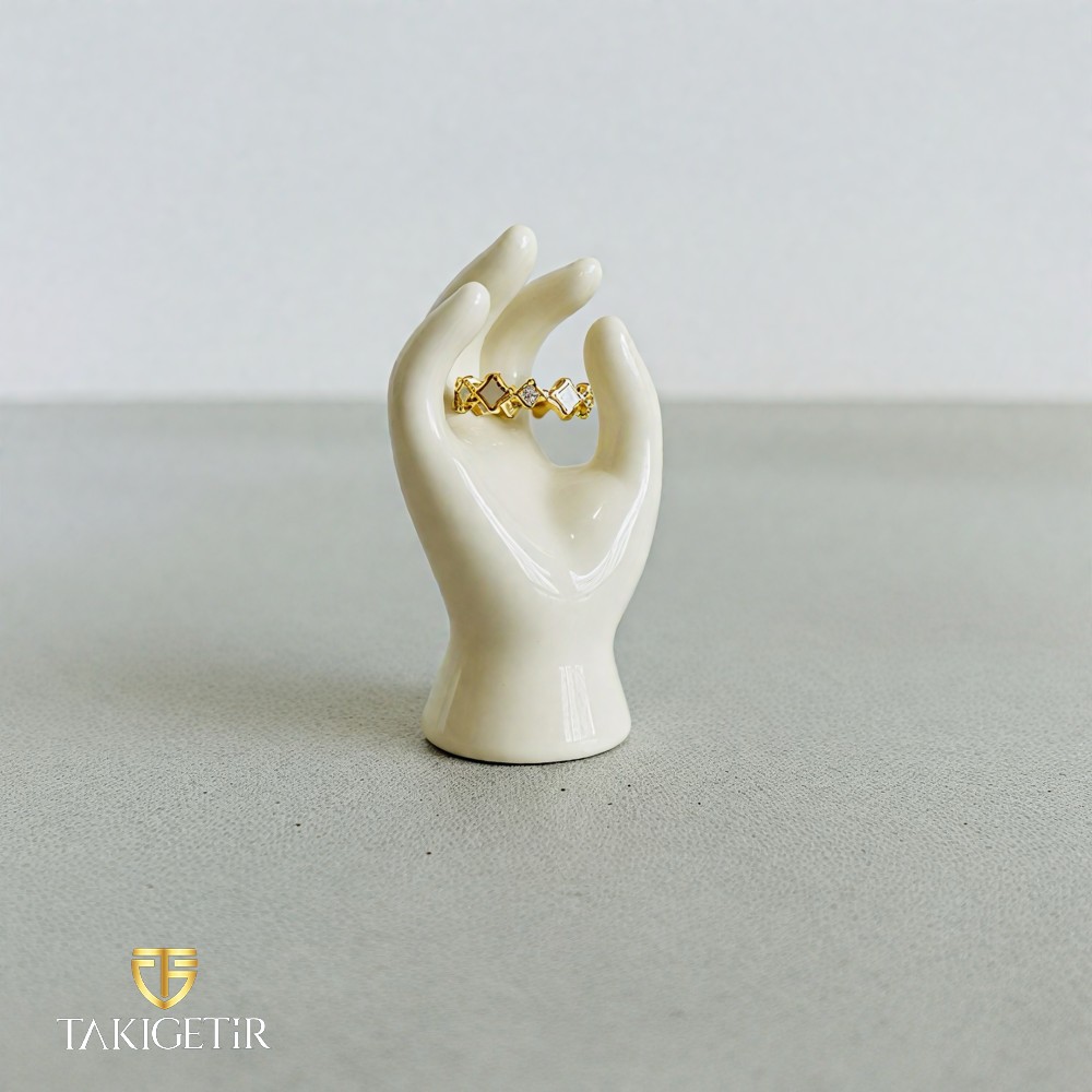 Sedefli Baklava Yüzük