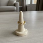 İnci Kalpler Yüzük