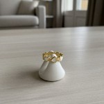 İnci Kalpler Yüzük