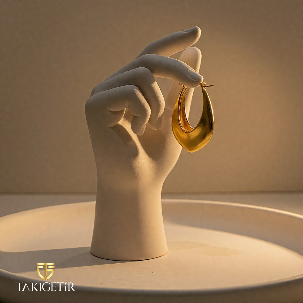 Akışkan Kayık Küpe