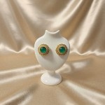 Vintage Kaboşon Küpe