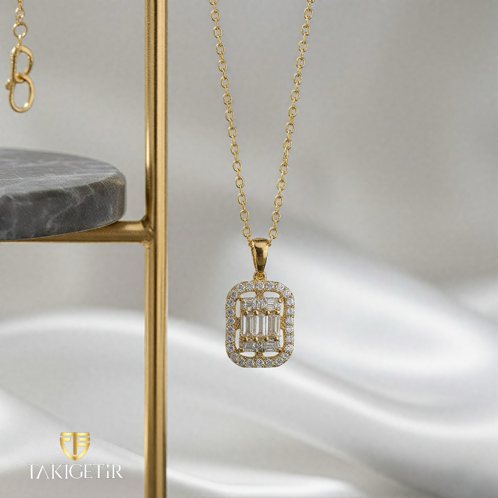 Gümüş Gold Aura Set