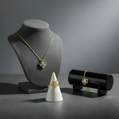 Gümüş Romantik Aura Gold Set