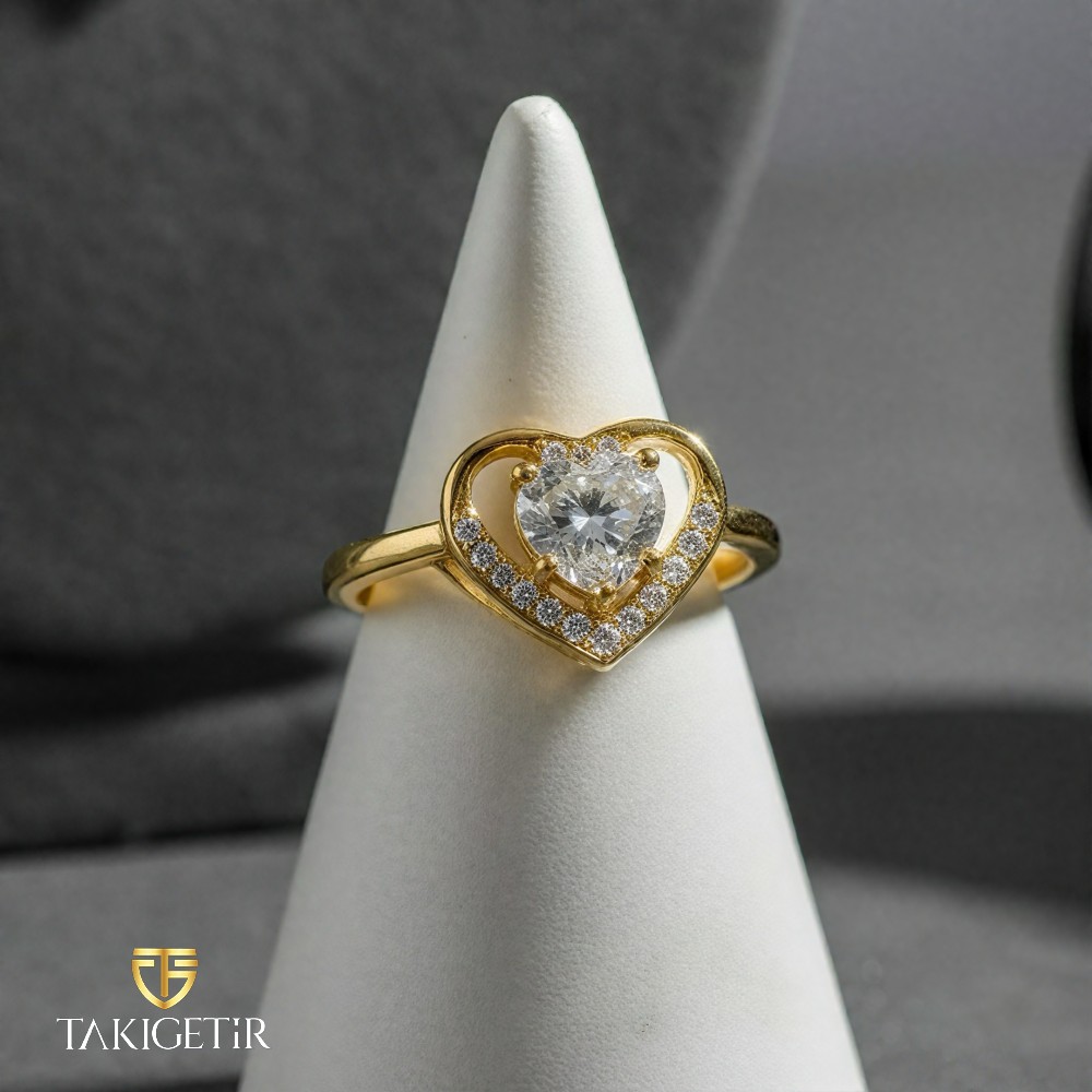 Gümüş Romantik Aura Gold Set