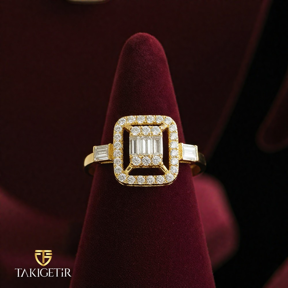 Gümüş İhtişam Baget Gold Set