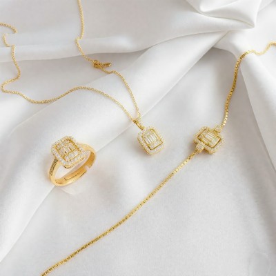 Gümüş Zerafet Gold Set