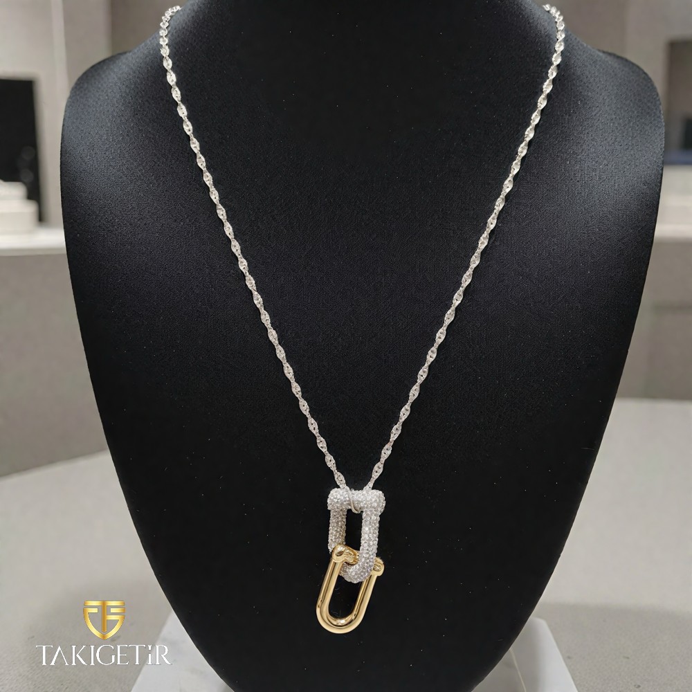 İkili Kilit Bağlılık Kolye