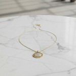 Yıldız Tozu Dairesel Kolye