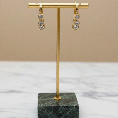 Basamaklı Işıltı Küpe