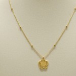 Minimalist Çiçek Kolye