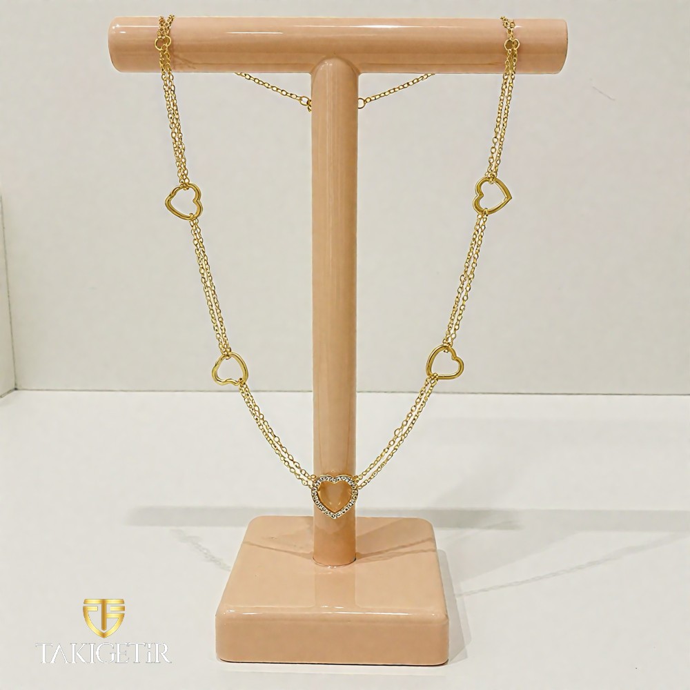 Kalpli Statement Kolye