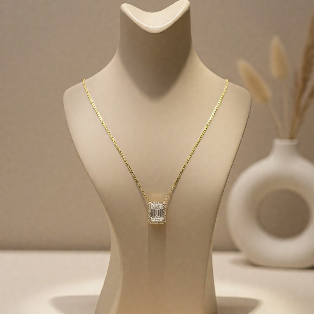 Emerald Tektaş Kolye