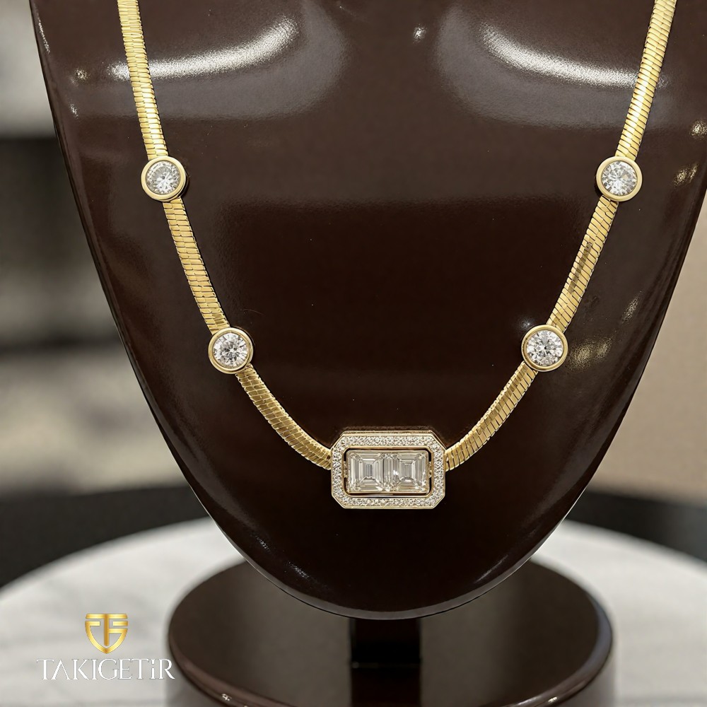 Baget Yılan Zincir Kolye