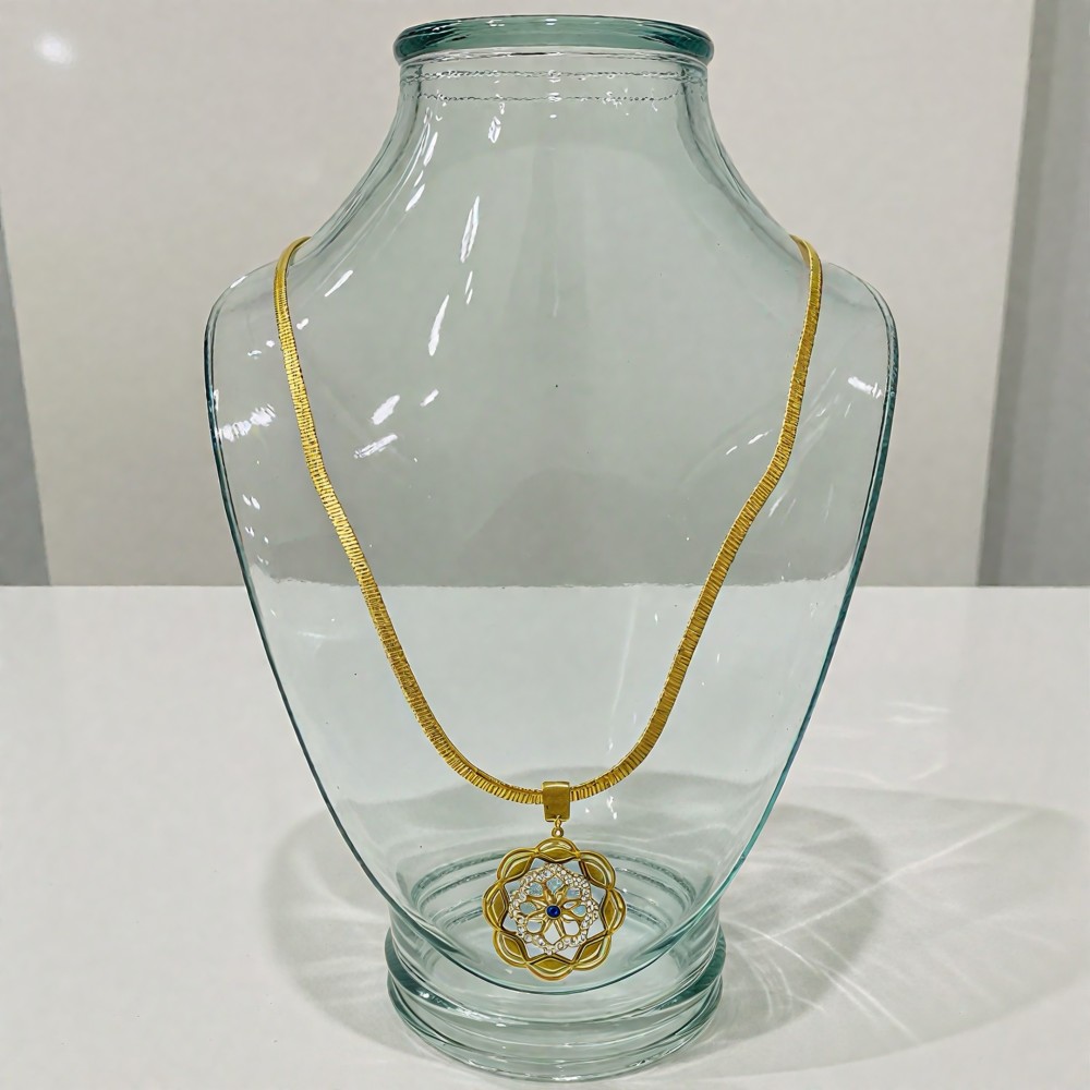 Taşlı Mandala Kolye