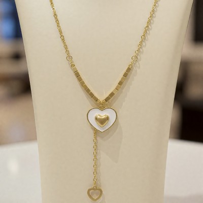 Mine Kalp Lariat Kolye