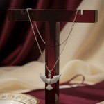 Rodyum Anka Kuşu Kolye