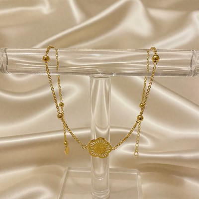 Minimalist Çiçek Bileklik