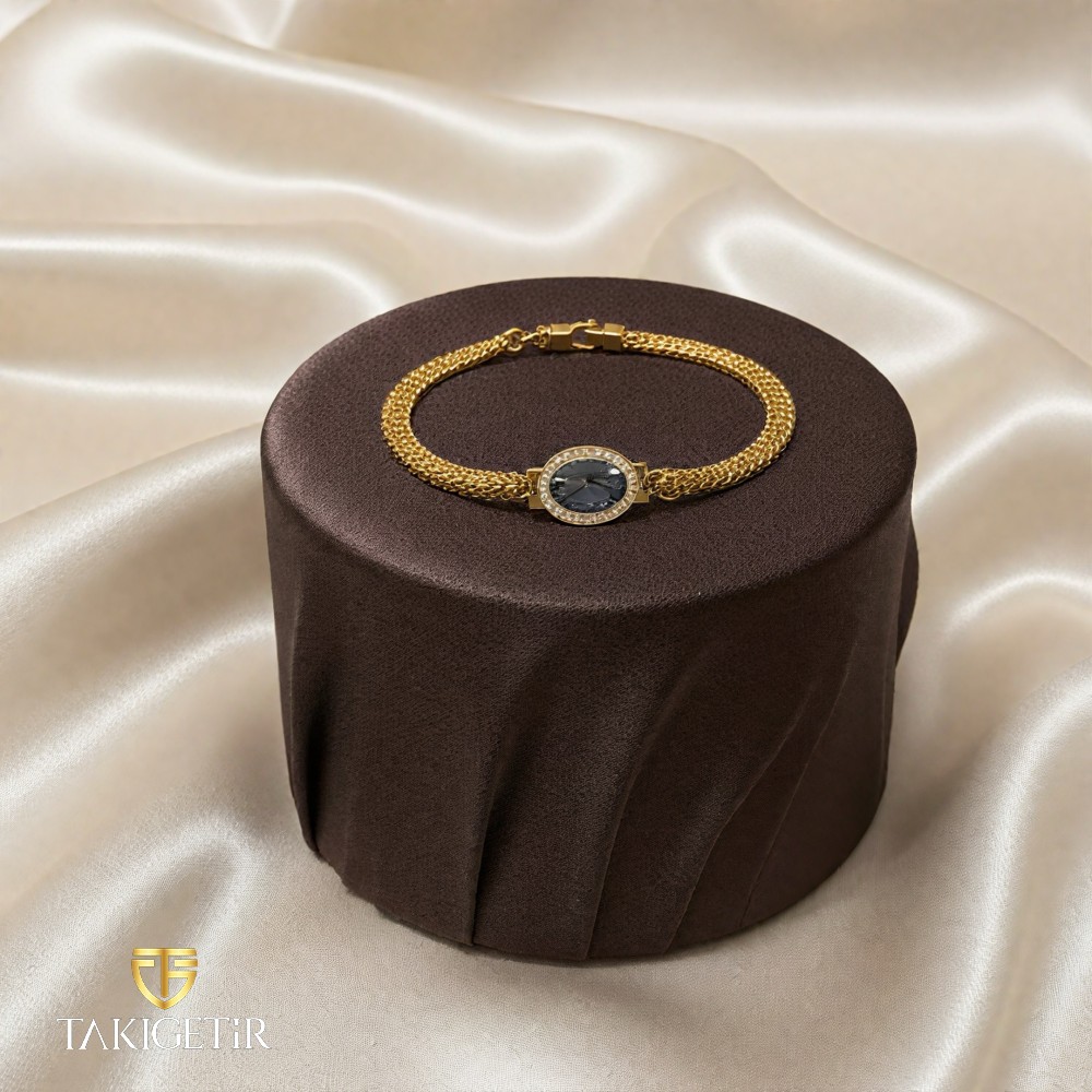 Oval Kadran Kombin Bileklik