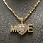 Sonsuz Aşk Kalpli İsimli Kolye